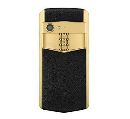 VERTU Aster P Pure Gold Black Leather Luxury Smartphone