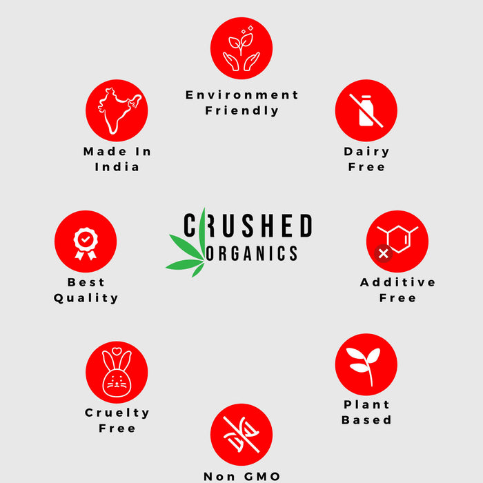 Crushed organics - Hemp Hearts | EDESTIN Protein, Omega 3+6, Potassium | Cardio-vascular Health | Weight Management - Local Option