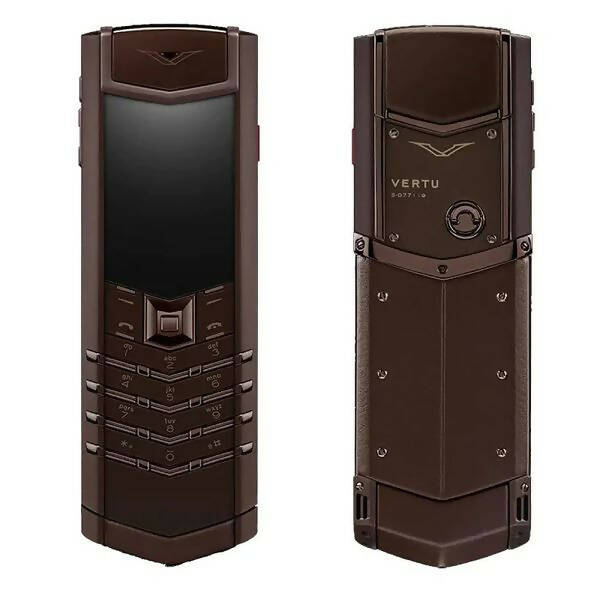 VERTU Signature Dark Brown Luxury Keypad Phone