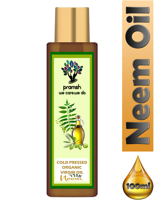 Pramsh Cold Pressed Organic Virgin Neem Oil 100ml Hair Oil - Local Option