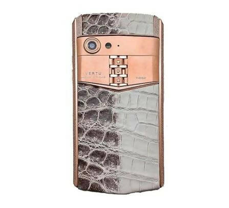 VERTU Aster P Rococo Diamond Leather Luxury Smartphone