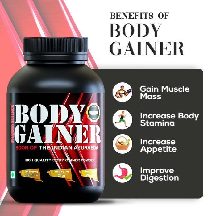 Pharma Science Muscle Mass Gainer Supplement Powder for Men & Women-150gm