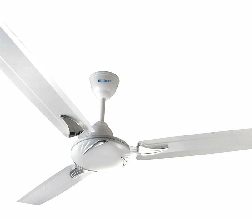 HI-Choice ceiling fans for home 48 inch /1200 MM High Speed Anti Dust Ceiling Fan, 400 RPM with 2 Years Warranty (4803 DX WHITE)