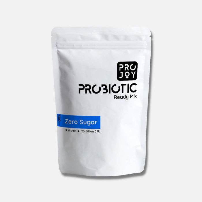 PROJOY PROBIOTIC Zero Sugar Vanilla Flavor Ready To Mix Drink Powder-300 Grams (30 Servings)