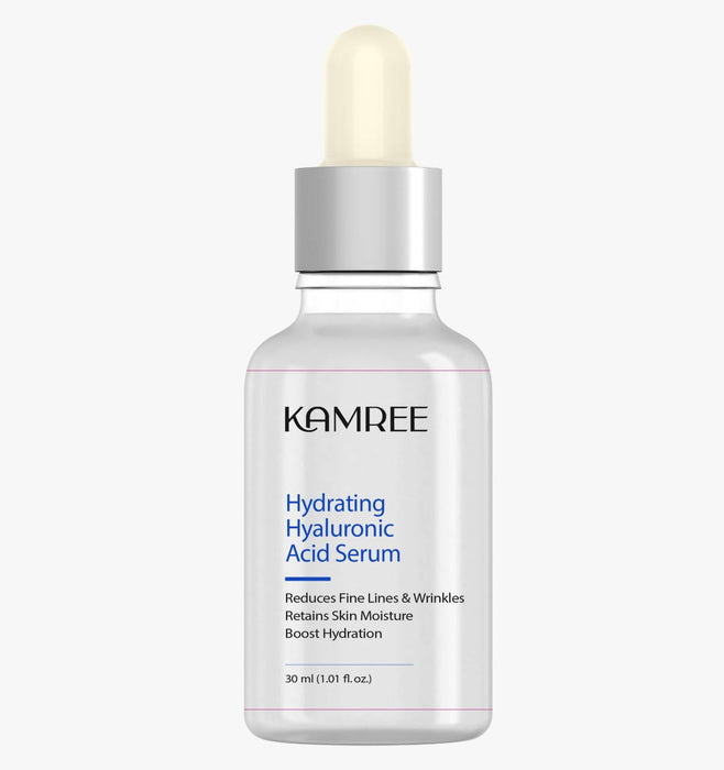 KAMREE HYDRATING HYALIRONIC ACID 1.5% SERUM |Youthful Skin & Fines Lines | Daily Hydrating Face Serum For Women & Men with Dry, Normal & Oily Skin(30 ml)
