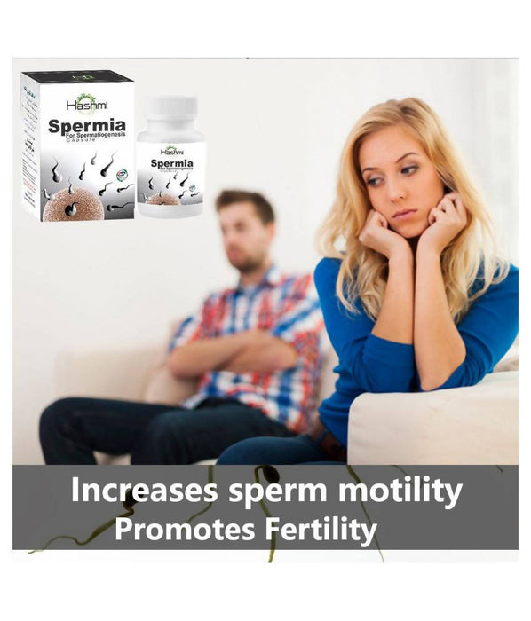 HASHMI Spermia sexual Capsule for male | Ayurvedic sperm increase capsule for men| Herbal fertility badhane ki dawa | 20 Capsules