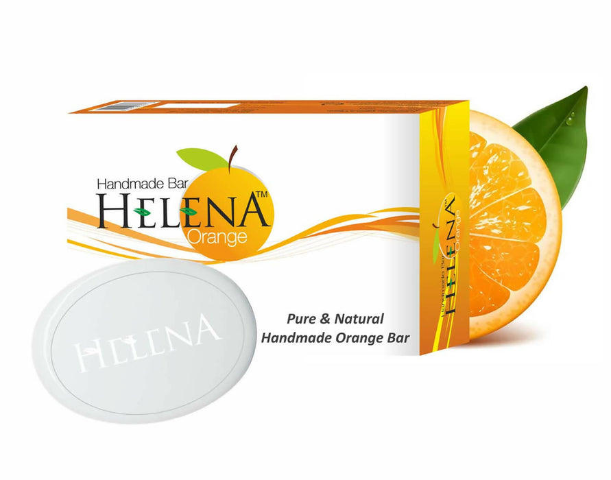 Cyrilpro Helena Orange Soap, Pure, Natural and Handmade For All Skin Type and For Men & Women (Pack of 3)225 gm