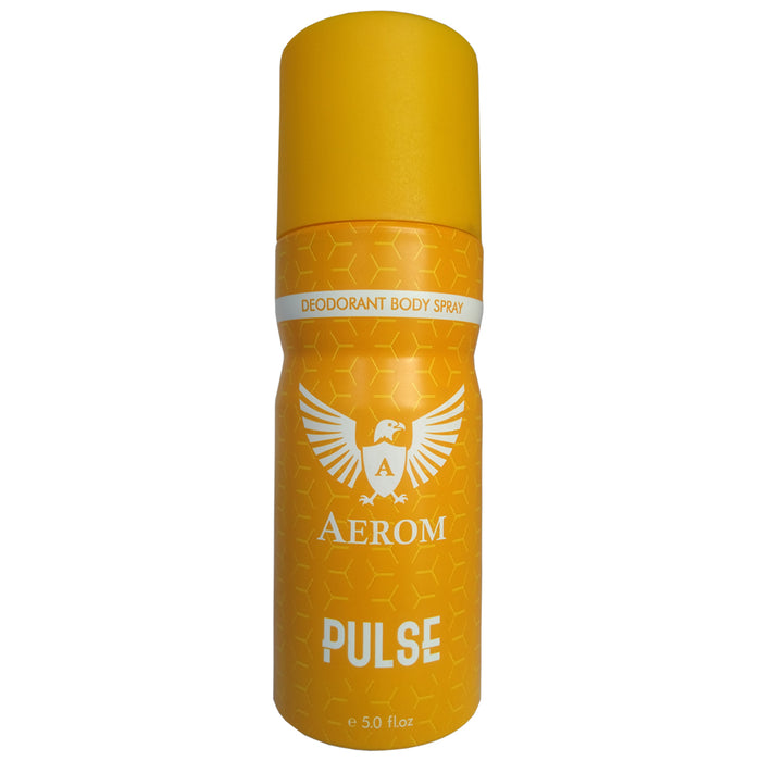 Aerom Premium Pulse and Pulse Deodorant Body Spray For Men, 300 ml (Pack of 2)