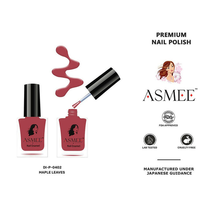 Asmee Premium Nail Polish - Maple Leaves