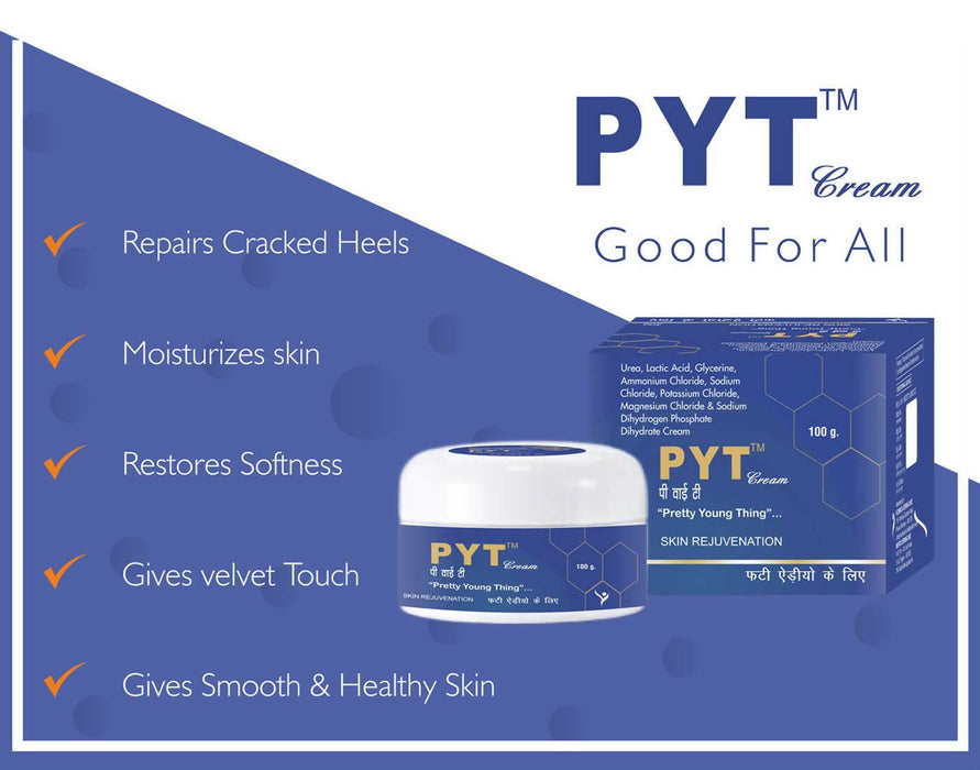 Cyrilpro PYT Special Cream for Cracked Heels and Hands for Men & Women (100 gm)
