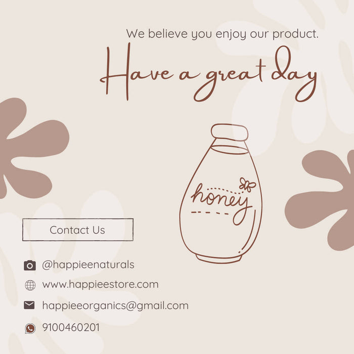 Happiee Naturals - 100% Raw Pure Natural Un-Processed Jamun honey 725GM - Local Option